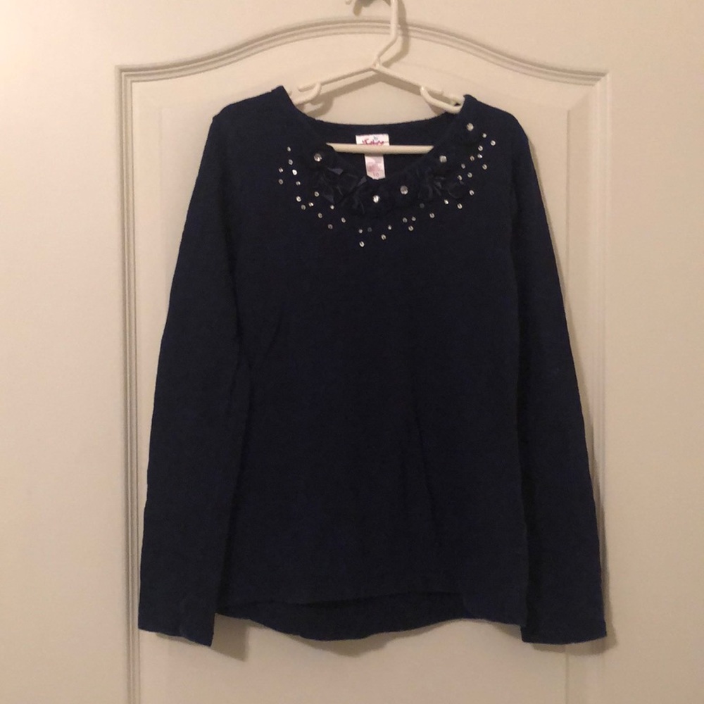 Justice long sleeved shirt.  Sz 10
